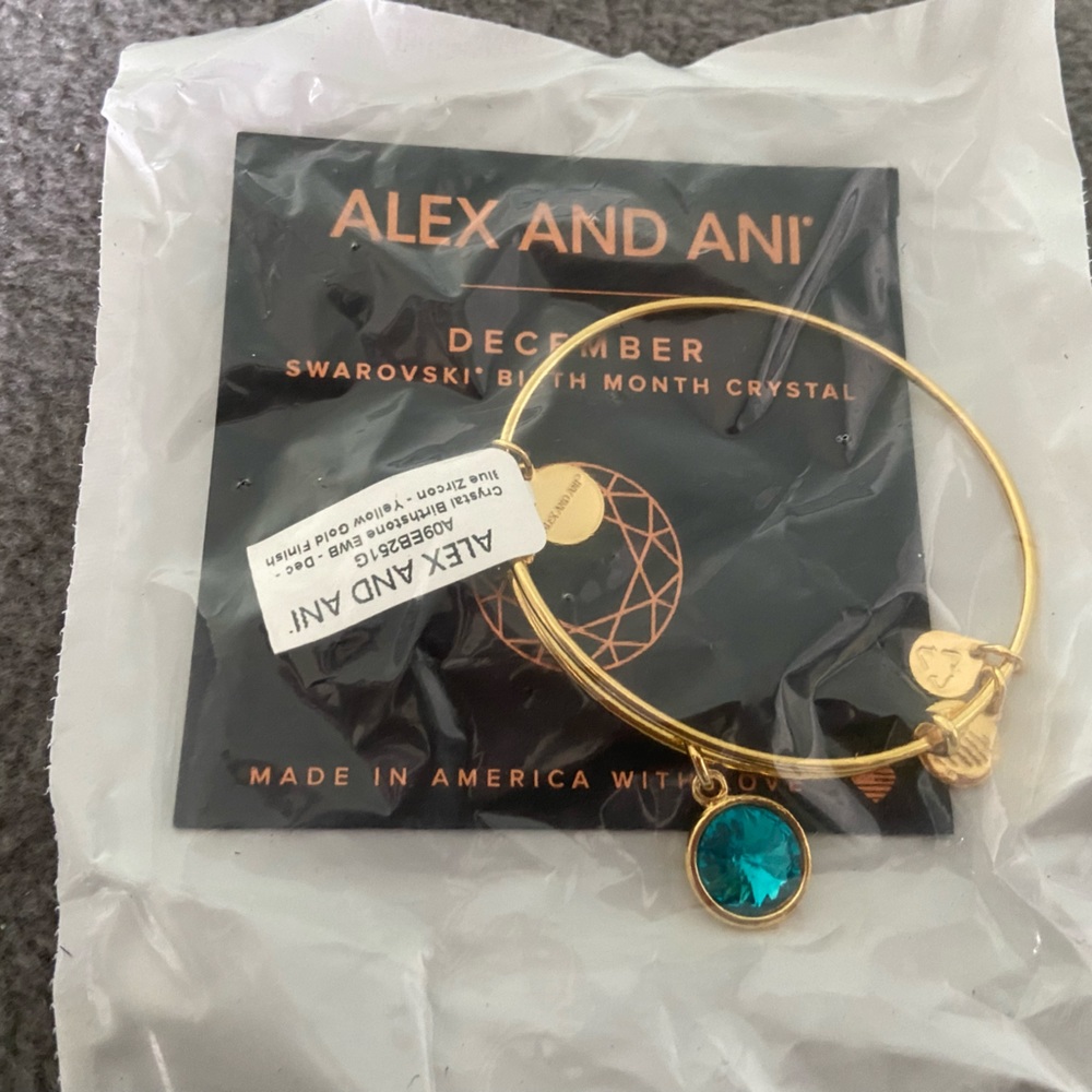 Alex and Ani Swarovski Birth month Crystal Bracelet- December- NWT